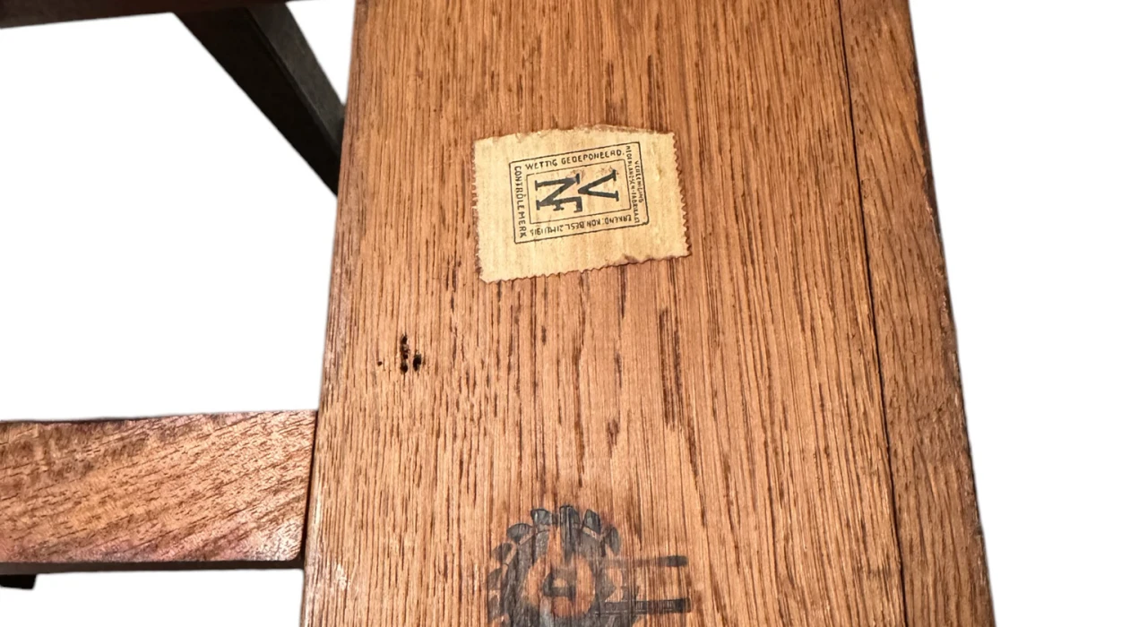 Art Deco Modernist Coat Rack by P.E.L. Izeren for De Genneper Molen, 1920s